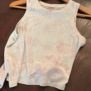 Lululemon tank pink tie dye